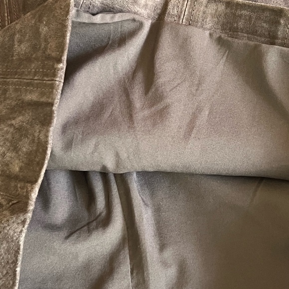 Express Genuine Suede Mini Skirt Womens Size 2 Gray High Waisted NWT - Picture 13 of 13